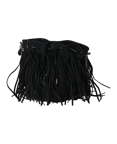 Falabella Fringed Bucket Bag, front view